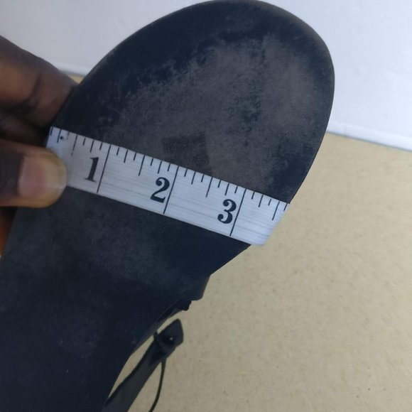 HUDSON LONDON Summertime ALL LEATHER Ancient Greek Gladiator Ankle wrap Sandal - Picture 8 of 11